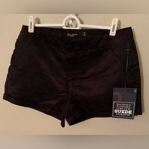 New Boom Boom Suede High Waisted Juniors Shorts Size 11